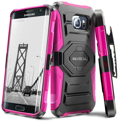 Galaxy S7 Edge Case, Evocel [Belt Clip Holster] [Kickstand] [Dual Layer ...