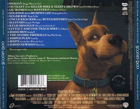 Scooby-Doo 2002 Movie Soundtrack-Music & Audio-Music