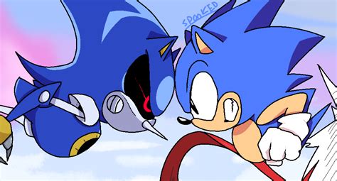 SONIC VS METAL SONIC!! by MEEPTOONZ on Newgrounds