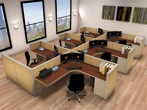 Office Systems Furniture - 6x6 Cubicle Workstations - Cubicle Systems