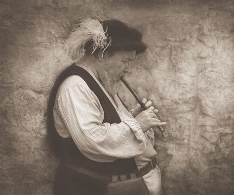 Medieval Flute Player Photograph by Pat Abbott