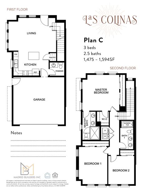 Las Colinas Community Floorplans - Madrid Builders