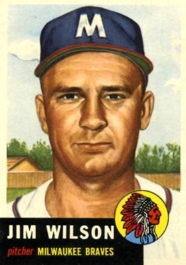 1953 Topps Jim Wilson #208 Baseball Card Value Price Guide