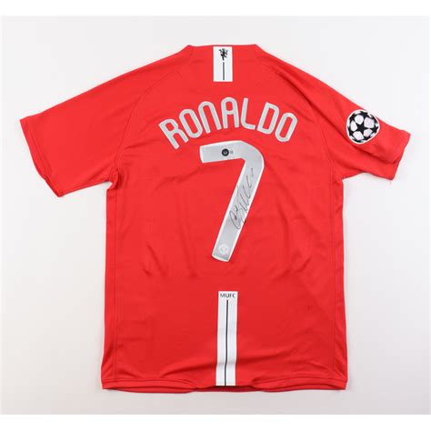 Cristiano Ronaldo Signed Manchester United Jersey (Beckett) | Pristine Auction