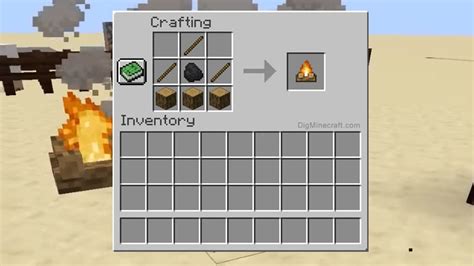 How to Make a Campfire in Minecraft?