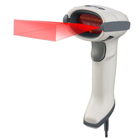 Adesso 2D Antimicrobial Handheld Barcode Scanner, White - Walmart.com