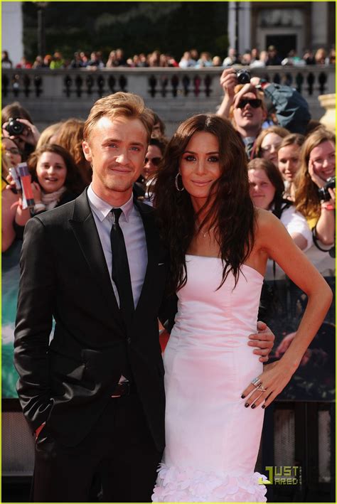 Full Sized Photo of tom felton hp premiere 15 | Tom Felton: 'Harry Potter' Premiere with Jade ...