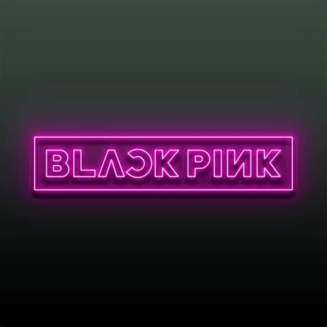 Blackpink Logo Neon Sign Blink Decor Bedroom Kawaii Wall - Etsy