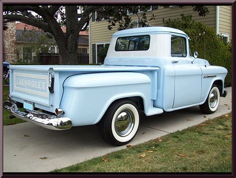 Great stock 1955 Chevy Truck, great color, nice white walls, A++ | My Cars | Pinterest | Chevy ...