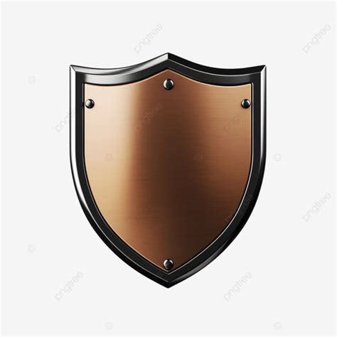 Bronze And Black Shield Badge, Bronze, Black, Blank PNG Transparent Image and Clipart for Free ...