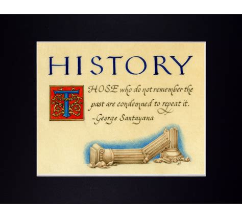 George Santayana History Quote Fine Art Print – ArteOfTheBooke