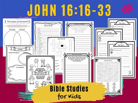 Bible Studies for Kids – John 16:16-33 – Deeper KidMin