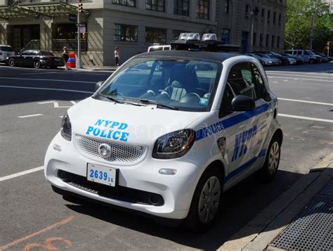 NYPD Smart Car, NYC, NY, USA Editorial Stock Photo - Image of blue ...