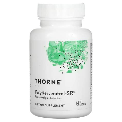 Thorne Research, Polyresveratrol-Sr, 60 Capsules | HiLife Vitamins