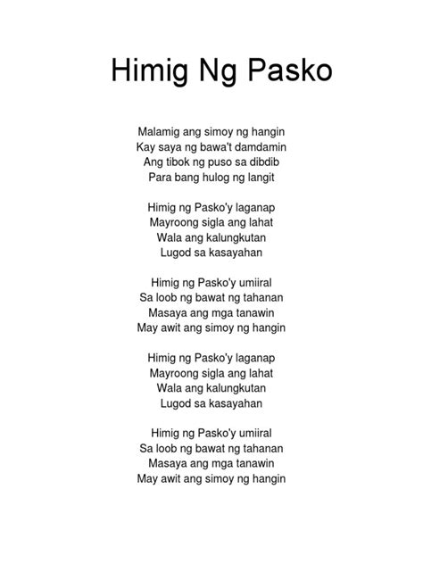 Himig NG Pasko | PDF