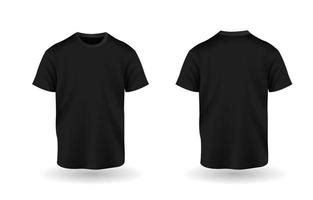 Black T Shirt Template Model