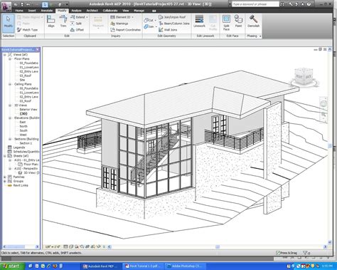 Rebecca's Third Year Blog.Folio: Revit Tutorial Images