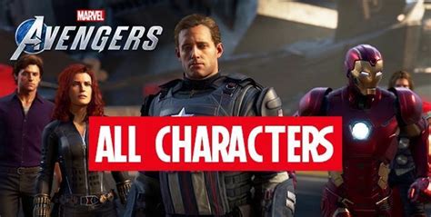 All Marvel's Avengers Game Characters | Full List of Playable Super Heroes