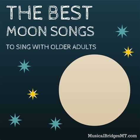 The Best “Moon” Songs to Sing with #OlderAdults