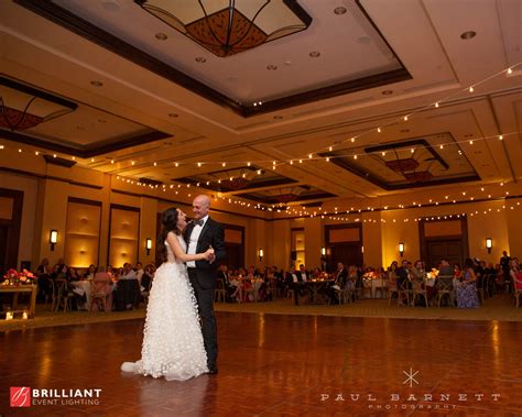 Brilliant Event Lighting — Rancho Bernardo Inn Aragon Ballroom Wedding Lighting