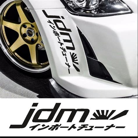 JDM Decal (Black), Car Accessories on Carousell