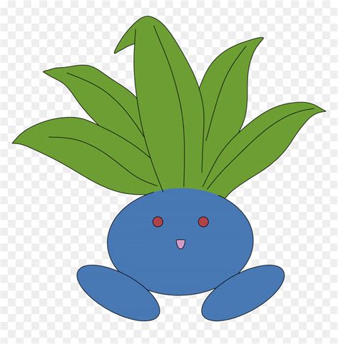 Oddish Transparent Blueberry Clipart , Png Download - Blue And Green Plant Pokemon, Png Download ...