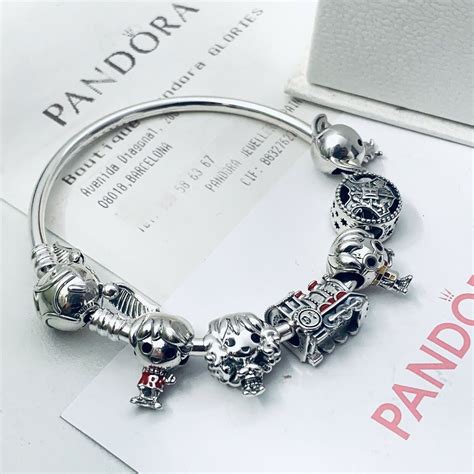 Pulsera Pandora Harry Potter Original Con 6 Charms De Plata Y Su Factura · $249.00 | Pulseras ...