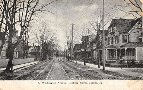 Tyrone Pennsylvania Washington Ave Street Scene Antique Postcard K41456 - Mary L. Martin Ltd ...