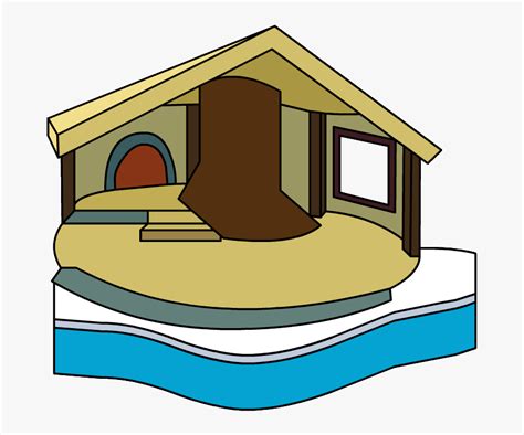 Club Penguin Igloo House Clip Art - Club Penguin Tree Igloo, HD Png Download , Transparent Png ...