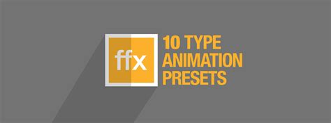 Adobe After Effects Text Animation Presets Free Download