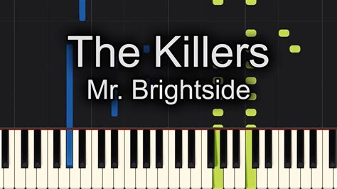 Mr Brightside The Killers Piano Tutorial Easy Chords - YouTube