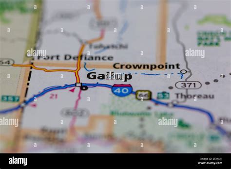 Gallup new mexico map hi-res stock photography and images - Alamy