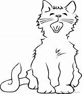 Ausmalbilder Katzen sketch template
