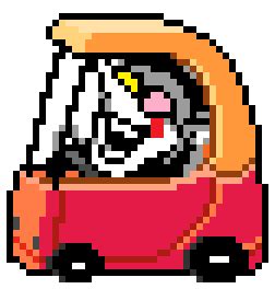 Pixel Toy Car Sticker - Pixel Toy car Baby car - Discover & Share GIFs