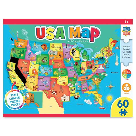 60-Piece USA Map Puzzle | Current Catalog