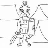 Cartoon Roman Soldier Coloring Page  Free Printable Coloring Pages sketch template