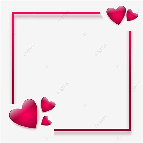 Love Frame Vector Art PNG, Love Frame, Frame, Frame Vector, Love Vector ...