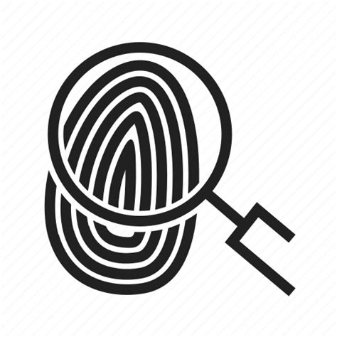 Finger, fingerprint, identity, print, thumb, thumbprint, unique icon