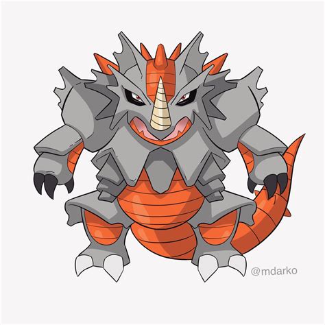 Mega Rhydon by artofmarco on DeviantArt