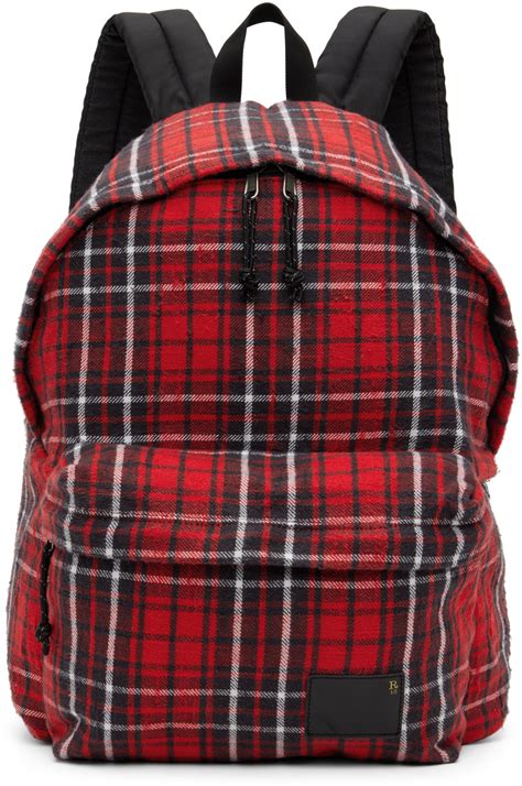 R13: Red Oversized Backpack | SSENSE UK