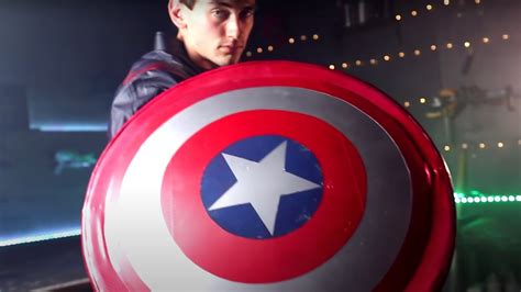 This Marvel Fan Creates a Cool Captain America Shield That Bounces Off ...