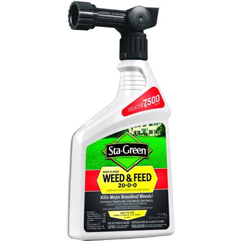 Sta-Green Ready-to-Spray Weed and Feed 32-fl oz 7500-sq ft 20-0-0 Lawn ...