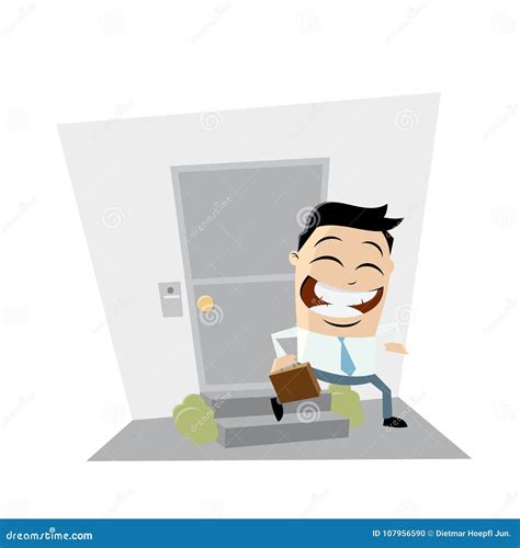 Businessman Leaving Job Cartoon Vector | CartoonDealer.com #68850539