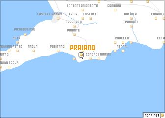 Praiano (Italy) map - nona.net