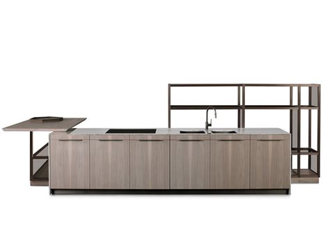 GK.03 Kitchen with island By Giorgetti | Элитные кухни, Деревянная ...