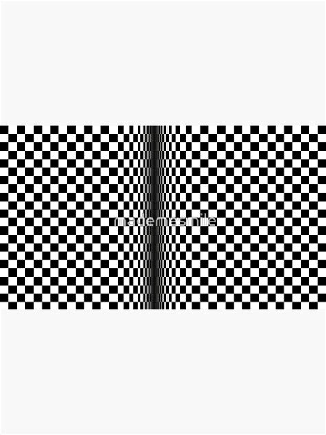 "Optical illusion-checkerboard" Poster by mademesmile | Redbubble