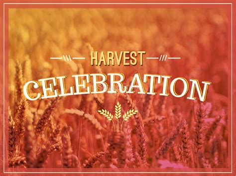 Church Harvest Celebration PowerPoint