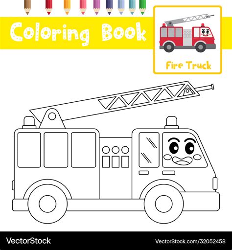 68+ Fire Truck Coloring Page For Toddlers | Reviewme Benny