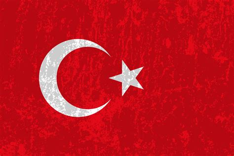 Turkey flag, official colors and proportion. Vector illustration ...