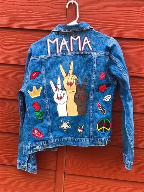 This listing is for a custom painted & patches jacket. You choose the painting and random ...